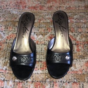“Kimber” by Brighton, black low heel